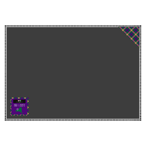 Hobart and William Smith Applique Blanket