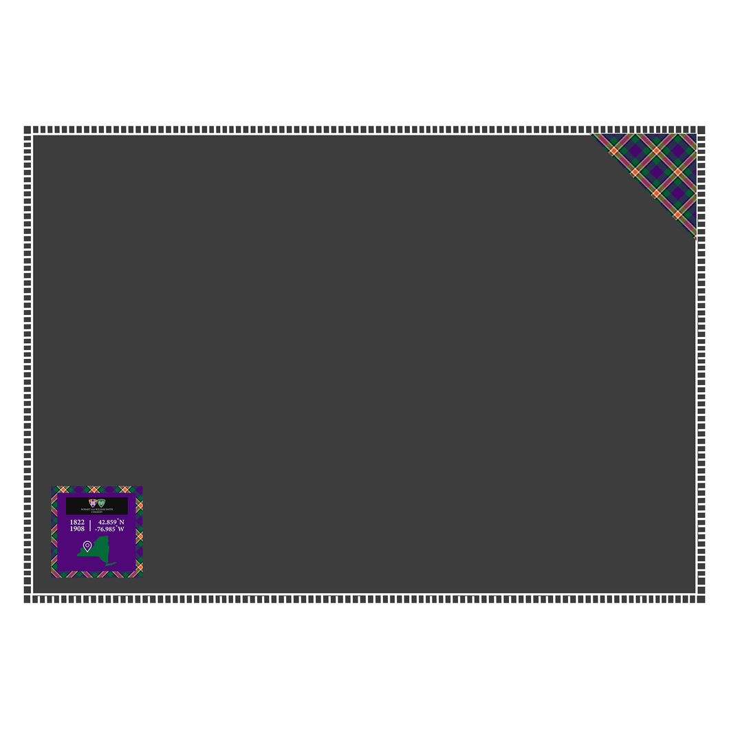 Hobart and William Smith Applique Blanket