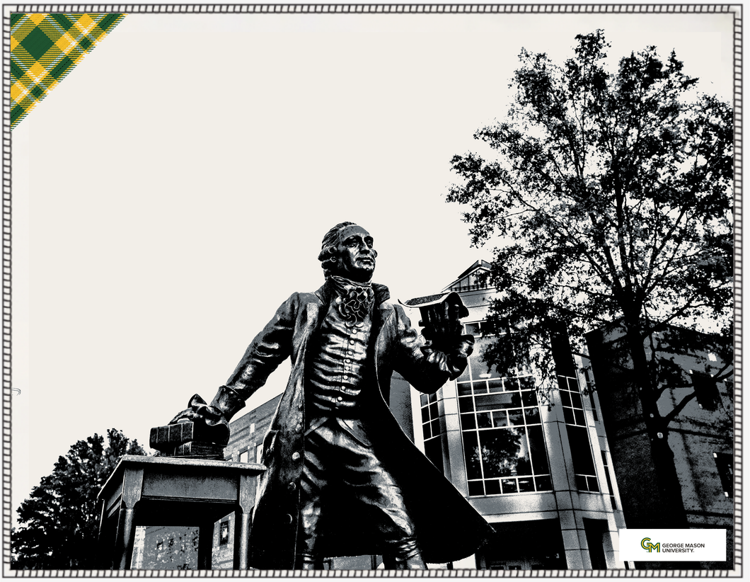 George Mason Iconic Image Blanket