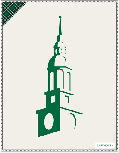 Dartmouth Iconic Image Blanket
